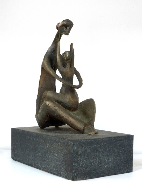 Mother and Child, Maquette: bronze